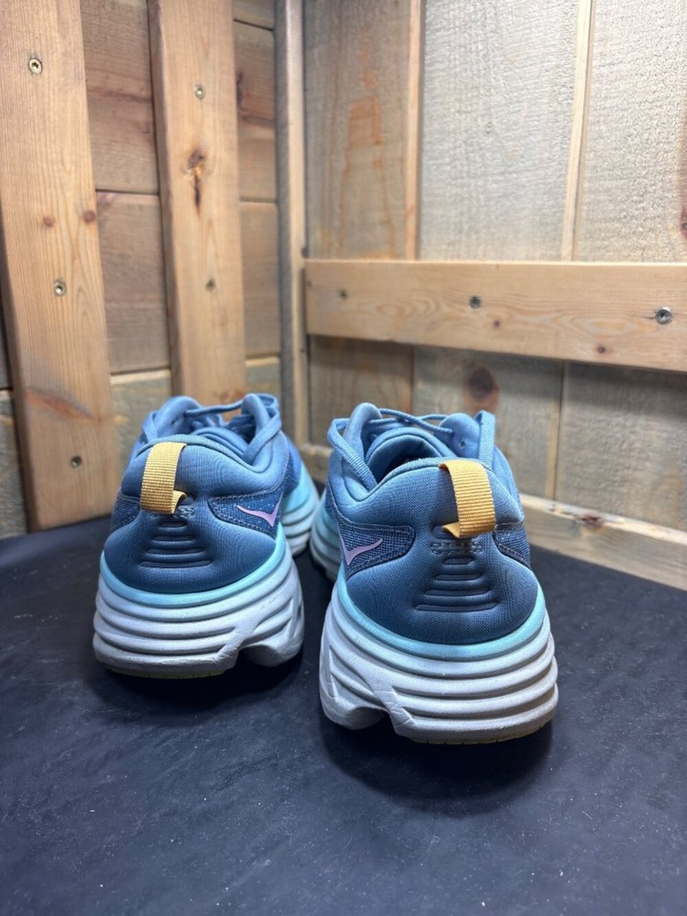 Hoka Bondi 8 Women's Running Shoes 1127952 Blue Pink Size US 10B UK 8.5 EU 42.6 - Picture 5 of 7